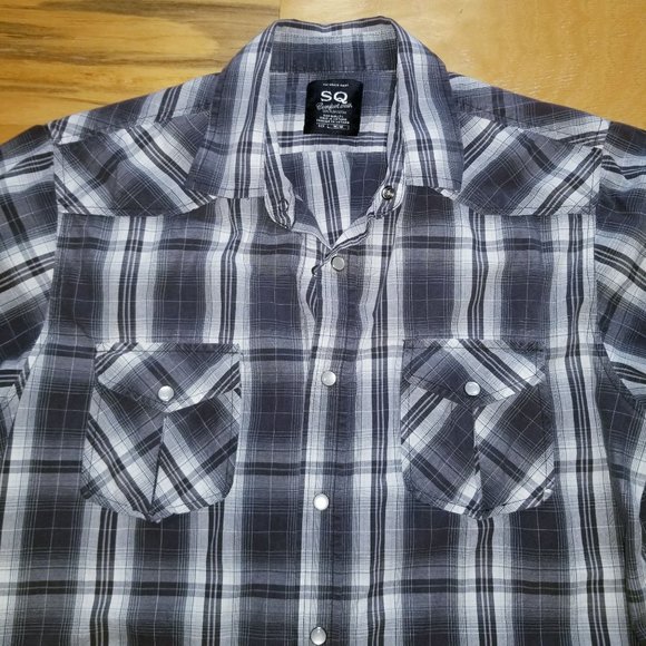 SQ Comfort Wash Top Grade Shirt Medium 100% Cotton - Picture 5 of 9